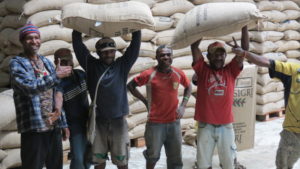 PNG Workers at Coffee factory - John Burton Ltd NZ